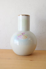 Lefton China Hand Painted #2582 Floral Gold Rimmed Vase