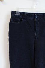 Croft & Barrow Navy Corduroy Stretch Pants | 6