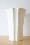 NEW Lenox Legacy Edition Carrington Rose Patterned Ivory Gold Edged Vase