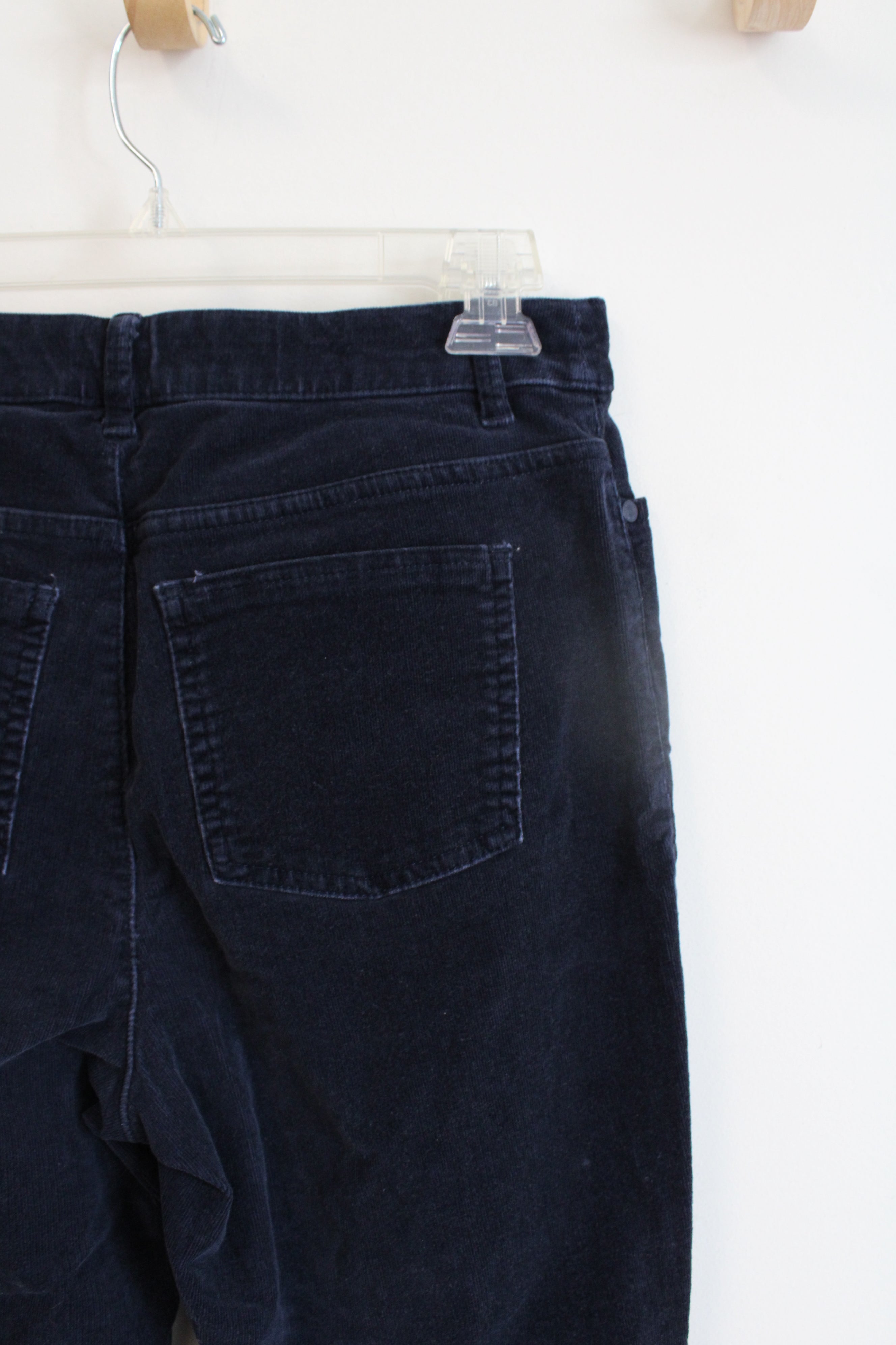 Croft & Barrow Navy Corduroy Stretch Pants | 6