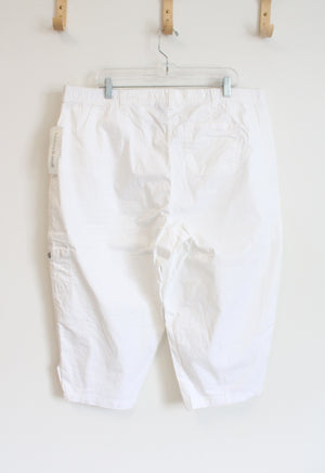 NEW Hasting & Smith White Capri Pants | 16W