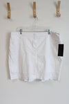 NEW Briggs Comfort Waistband White Skort | 18W