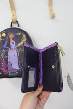 NEW Disney Loungefly Asha Star Wish Backpack & Wallet Set