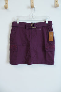 NEW Sonom a Modern Fit Purple Cargo Belted Skirt | 4