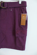 NEW Sonom a Modern Fit Purple Cargo Belted Skirt | 4