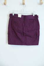NEW Sonom a Modern Fit Purple Cargo Belted Skirt | 4