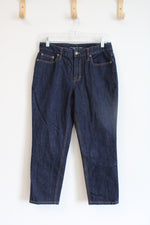 Liz Claiborne Slim Dark Wash Jean Capris | 6