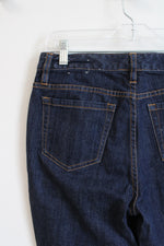 Liz Claiborne Slim Dark Wash Jean Capris | 6