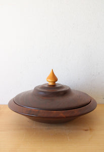 Hand Made Covered Wooden Bowl