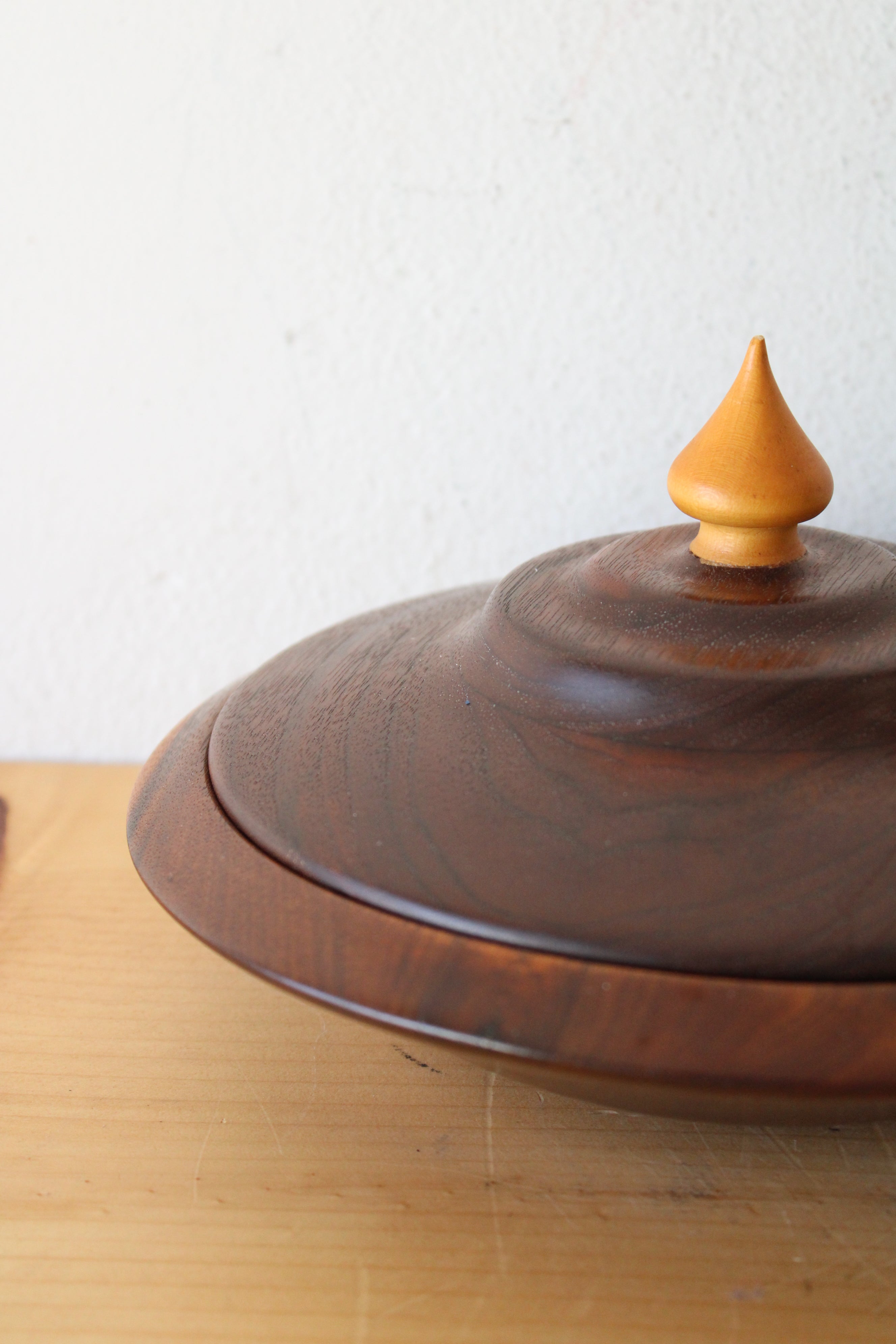 Hand Made Covered Wooden Bowl