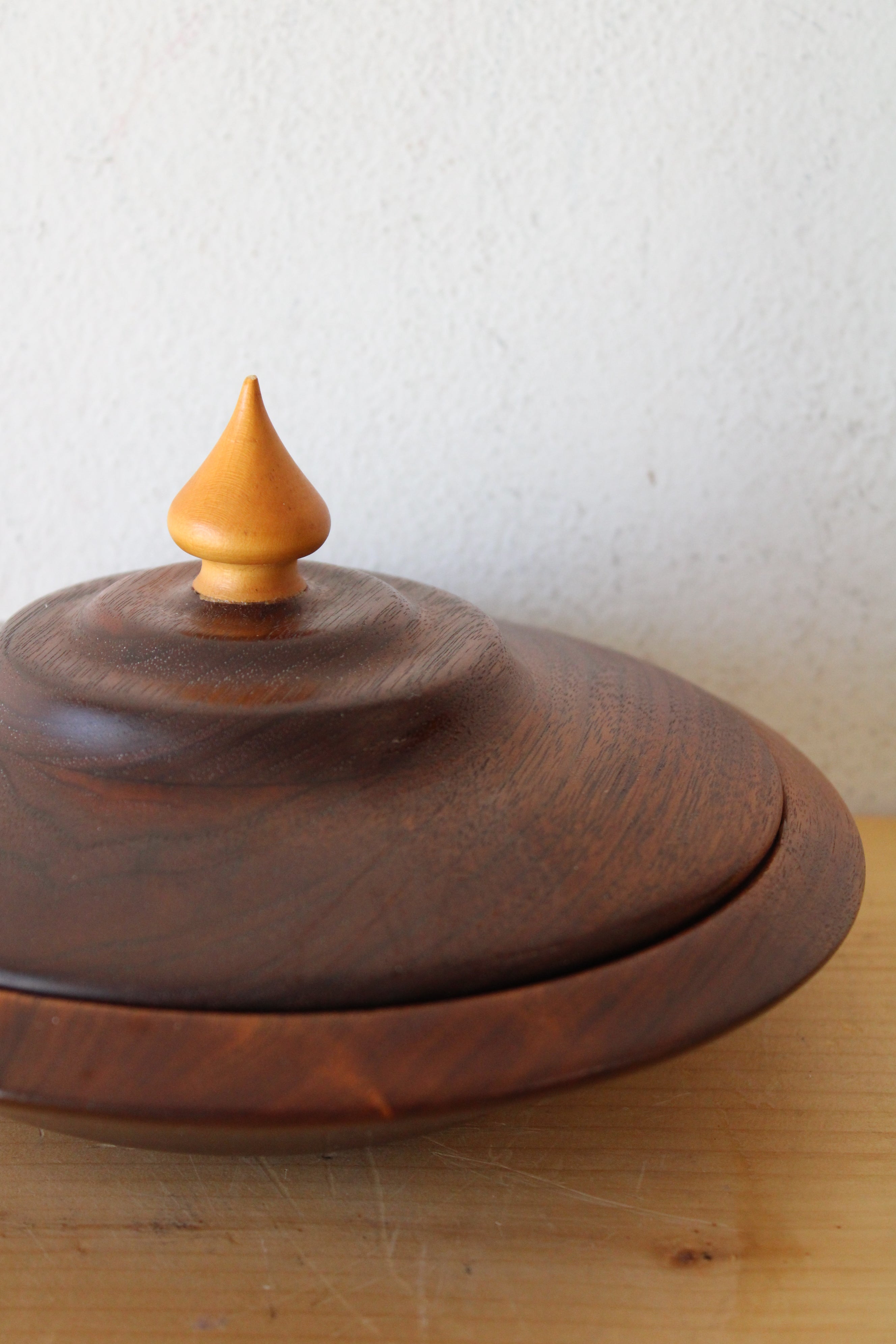 Hand Made Covered Wooden Bowl