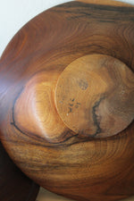 Hand Made Covered Wooden Bowl