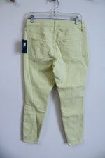 NEW Universal Threads Neon Yellow High Rise Skinny Jeans | 8