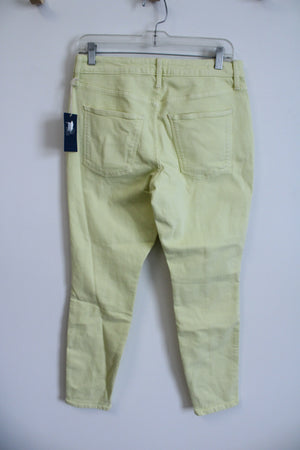 NEW Universal Threads Neon Yellow High Rise Skinny Jeans | 8
