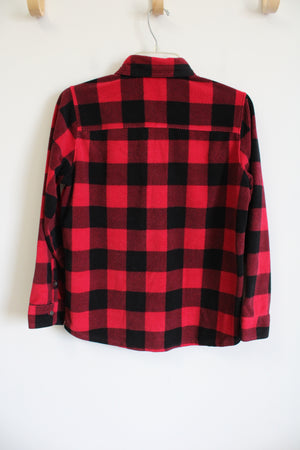 Place Red Checkered Long-Sleeve Button Up Shirt | 14