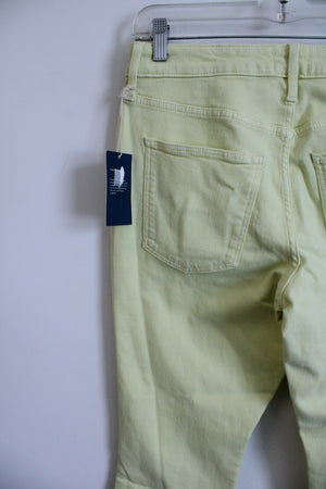 NEW Universal Threads Neon Yellow High Rise Skinny Jeans | 8