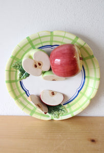 Bella Casa By Ganz Porcelain Apple Decorative Plate Wall Hanging