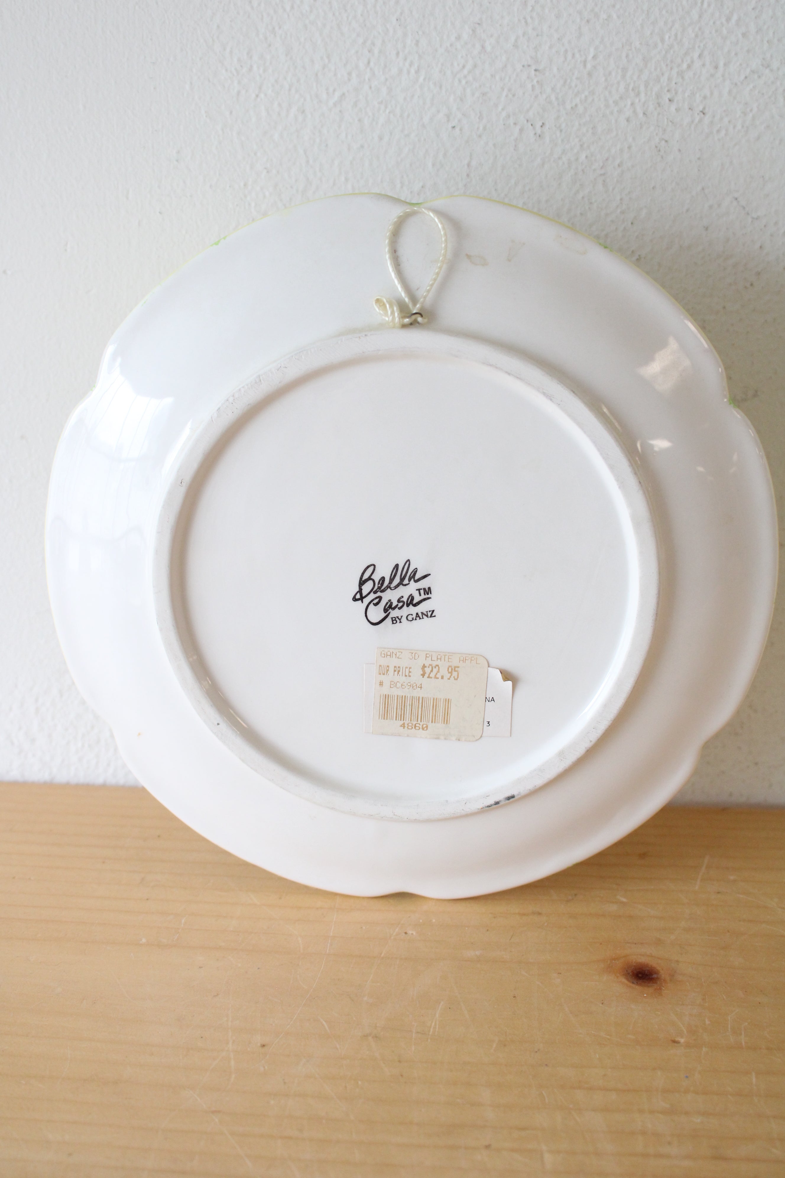 Bella Casa By Ganz Porcelain Apple Decorative Plate Wall Hanging