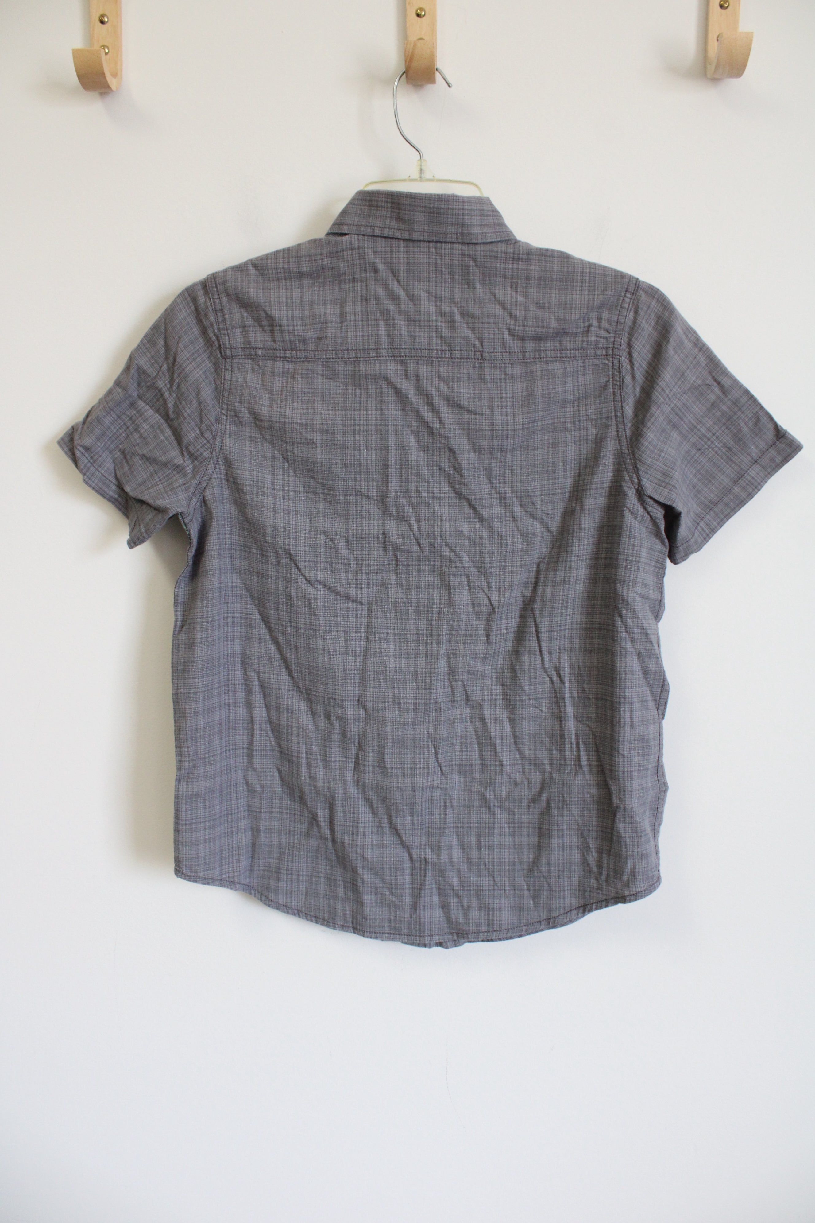 Arizona Button Up Gray Short-Sleeve Shirt | 10/12