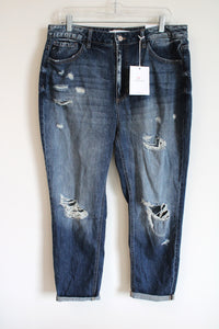 NEW KanCan Relaxed Fit Distressed Jeans | 13/30