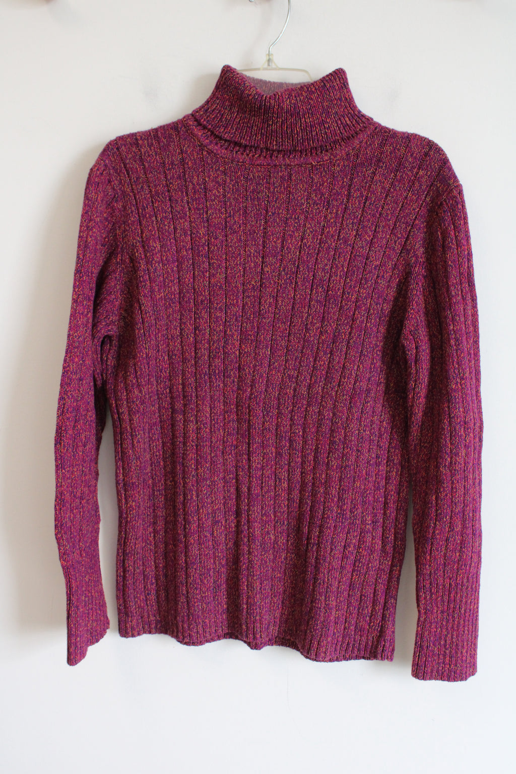 Chico's Dark Pink Knit Turtleneck Sweater | 2 (L/12)