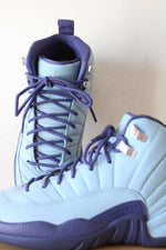 Nike Air Jordan Retro 12 GS Blue Jumpman Shoes | Size Youth 5.5