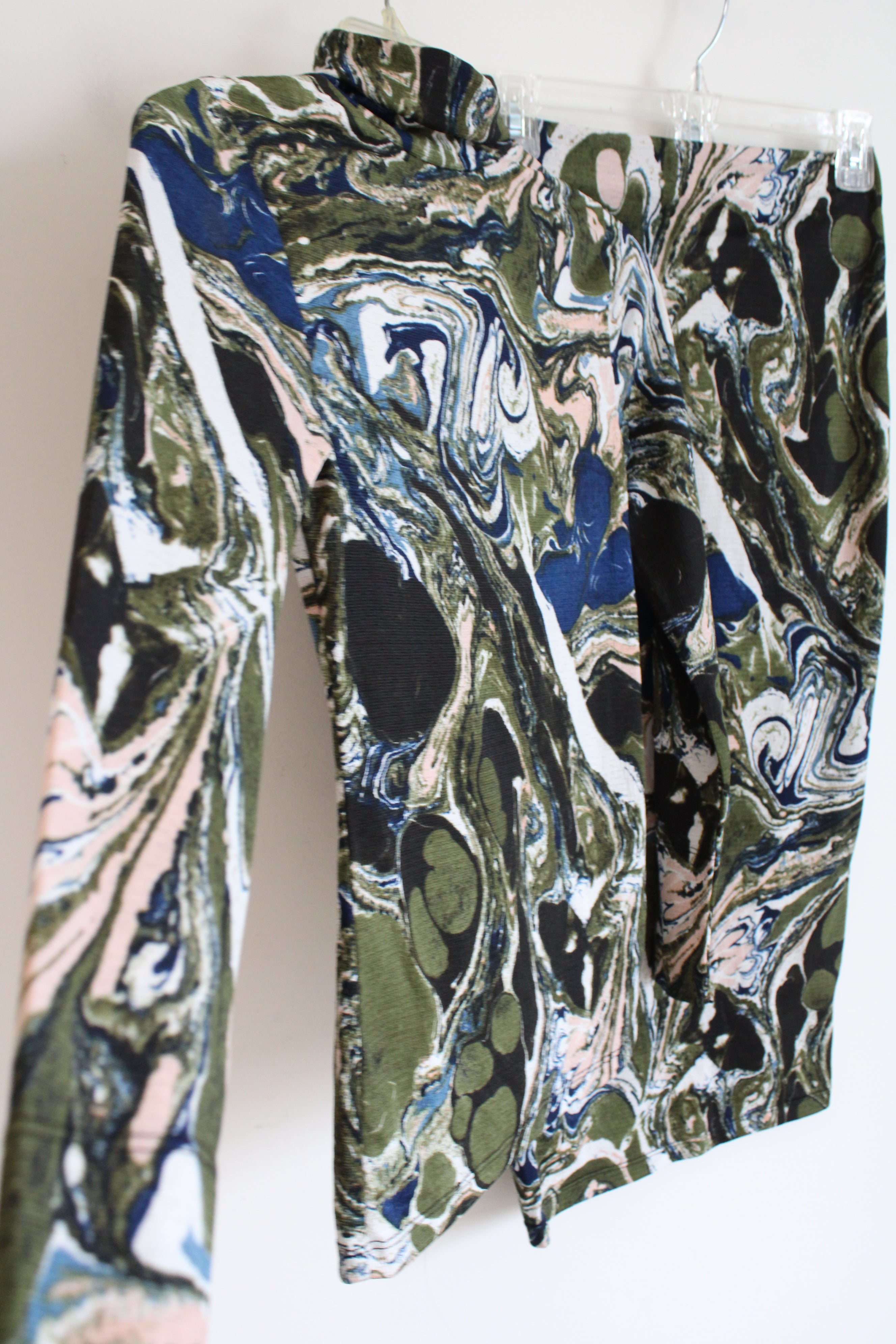 Rachel Comey Marbled Long Sleeved Midi Skirt Two Piece Set | XXS