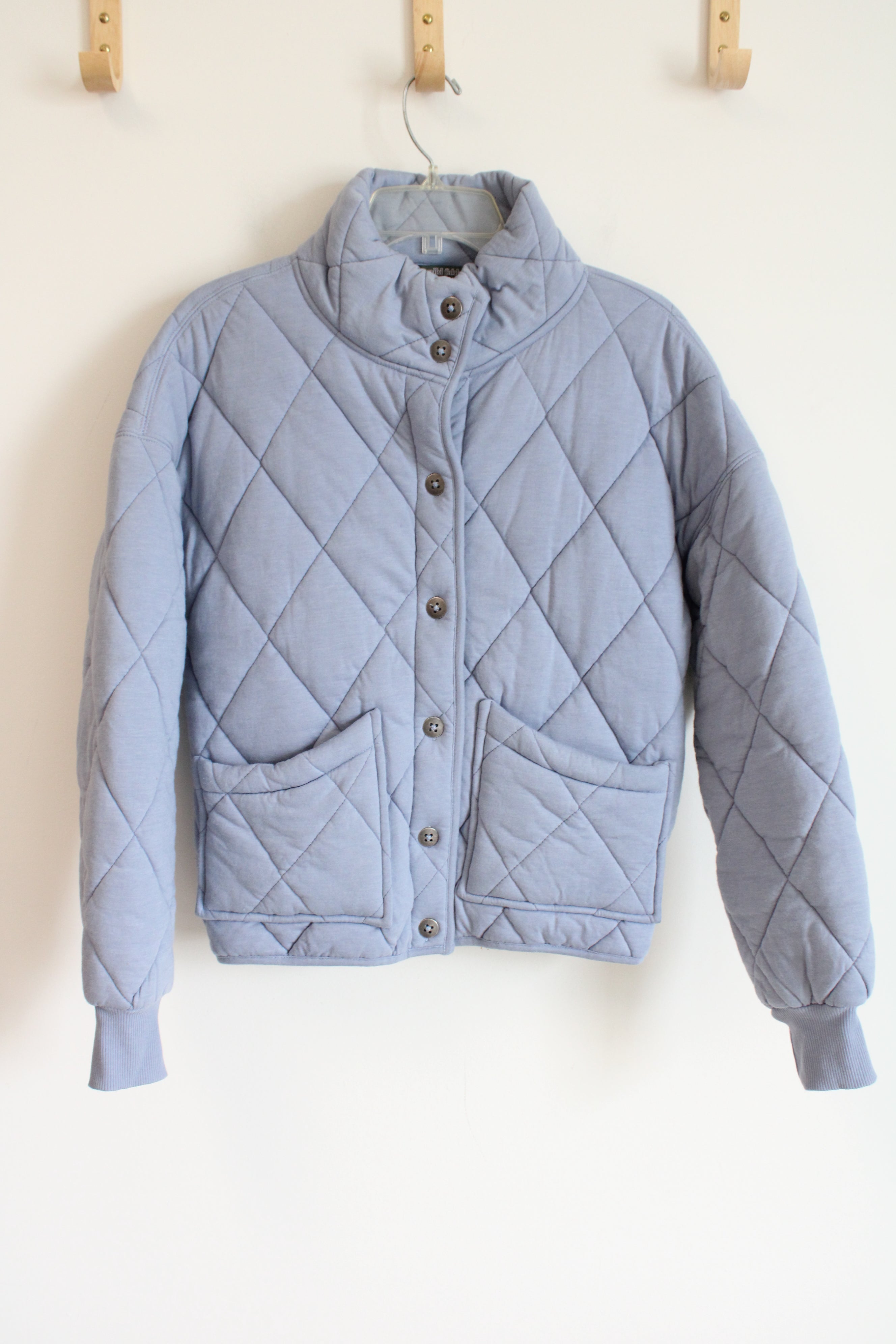 Wild Fable Blue Quilted Jacket | XS