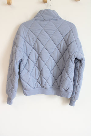 Wild Fable Blue Quilted Jacket | XS