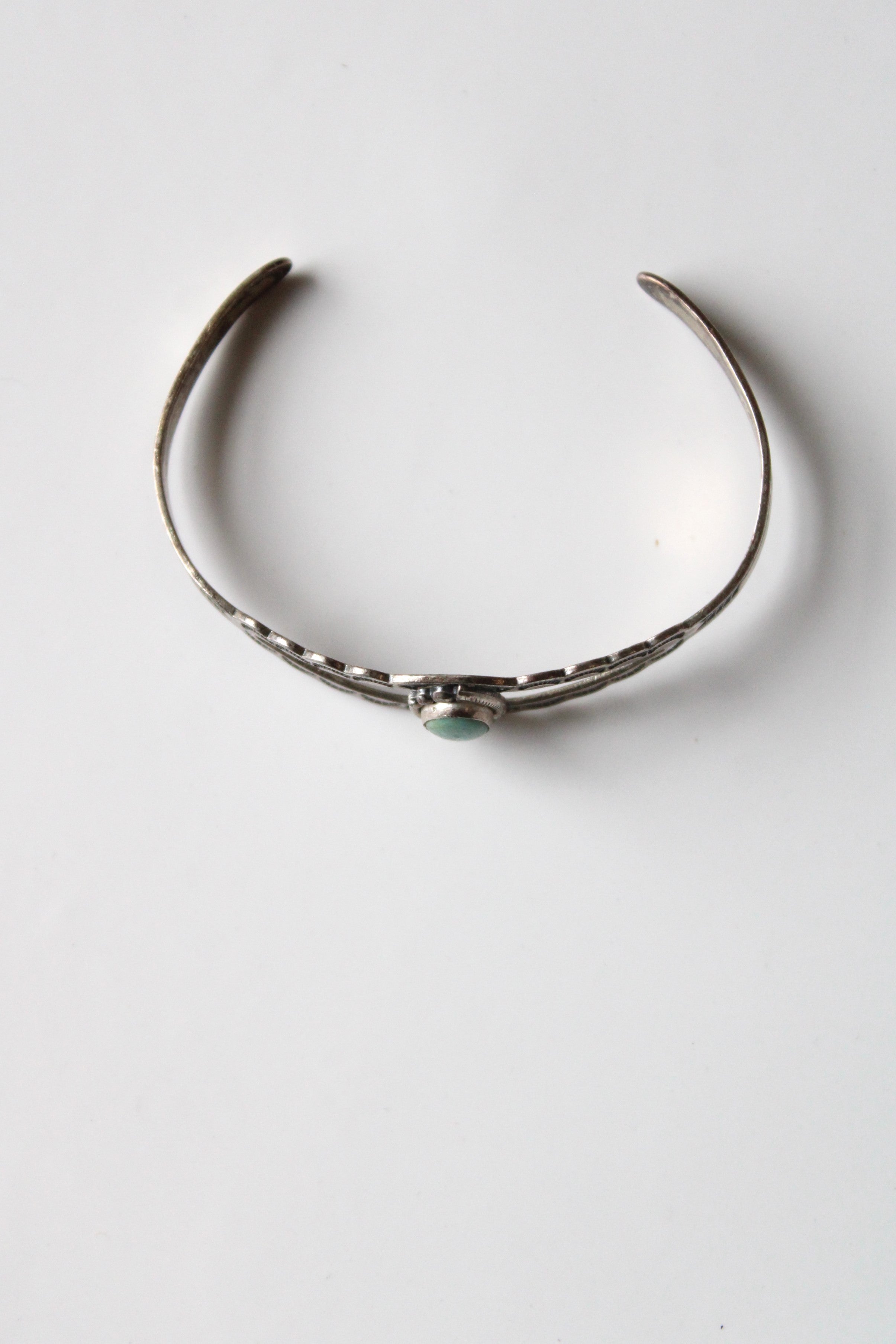 Turquoise Cuff Sterling Silver Antique Bracelet