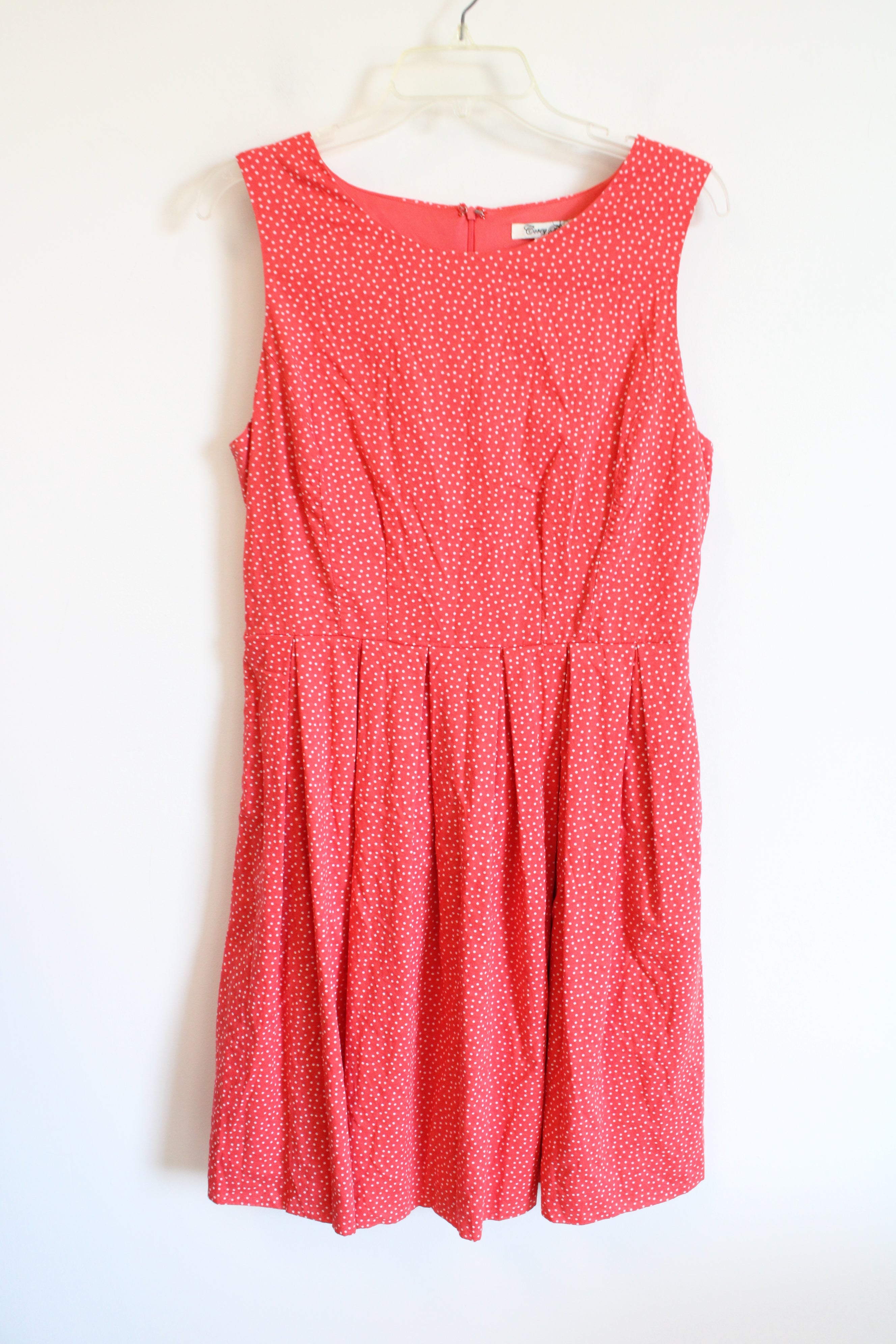 Corey P Pink White Polka Dotted Dress | 12