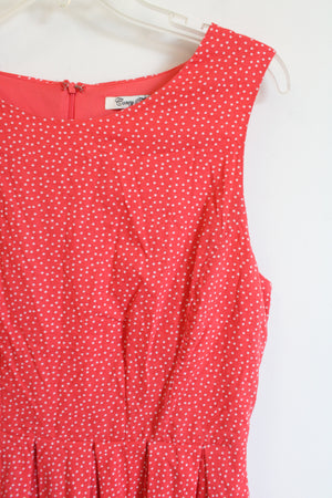 Corey P Pink White Polka Dotted Dress | 12