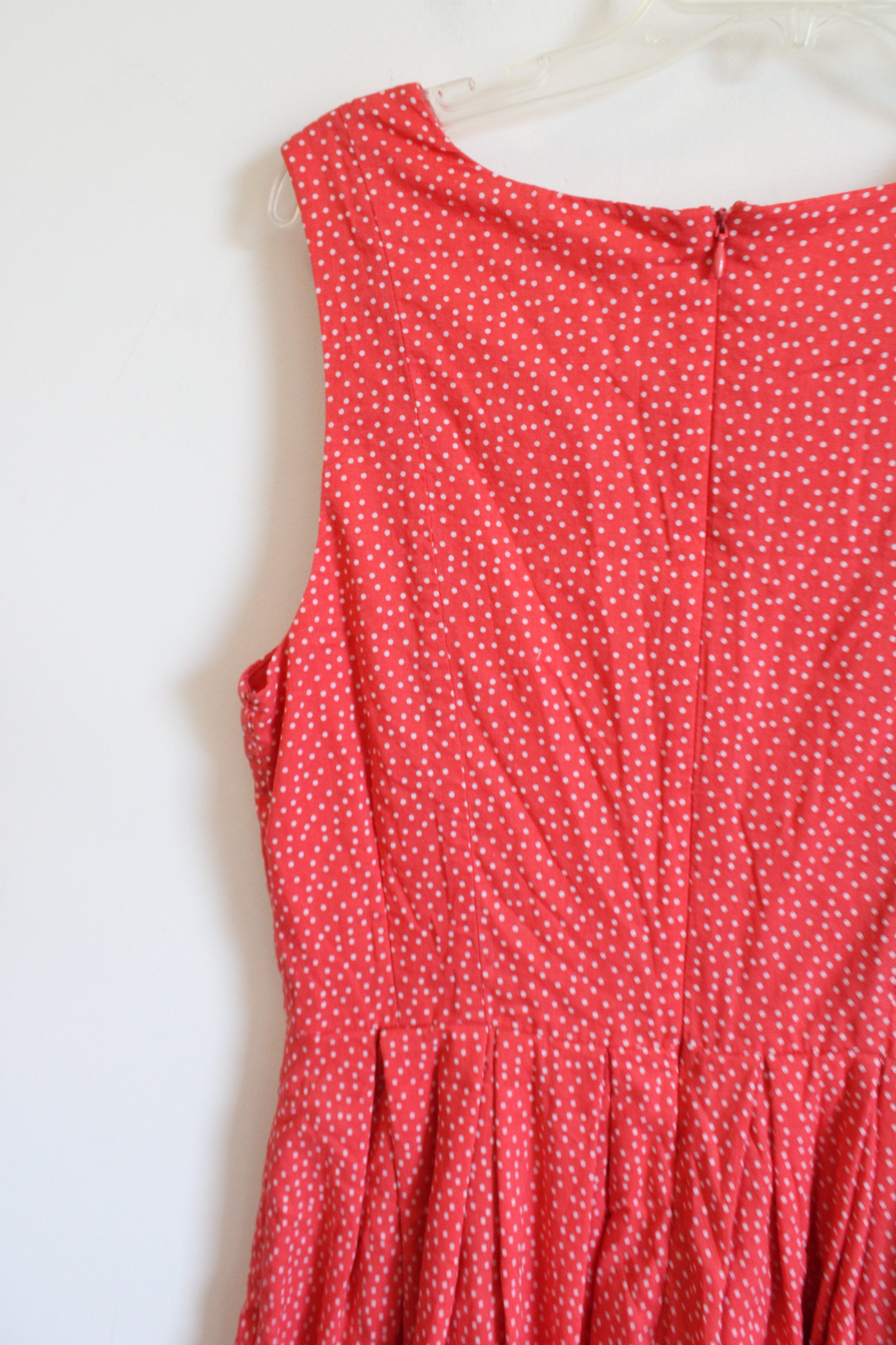 Corey P Pink White Polka Dotted Dress | 12