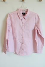 Liz Claiborne Career Light Pink Button Down Shirt | Petite XL