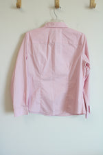 Liz Claiborne Career Light Pink Button Down Shirt | Petite XL