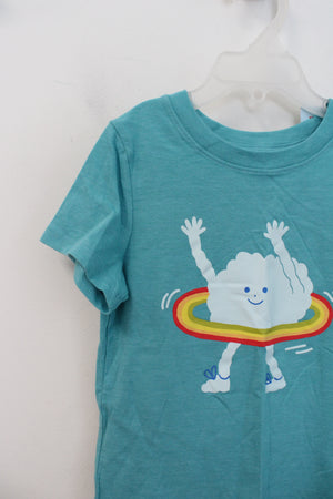 NEW Cat & Jack Cloud & Rainbow Blue Shirt | Youth 3T