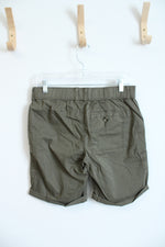 Sonoma Olive Green Elastic Waist Shorts | 6