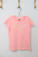 Puma Light Pink Logo Shirt | Youth 8/10