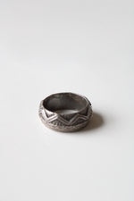 Southwestern Solid Sterling Silver Band Ring | Size 6.5