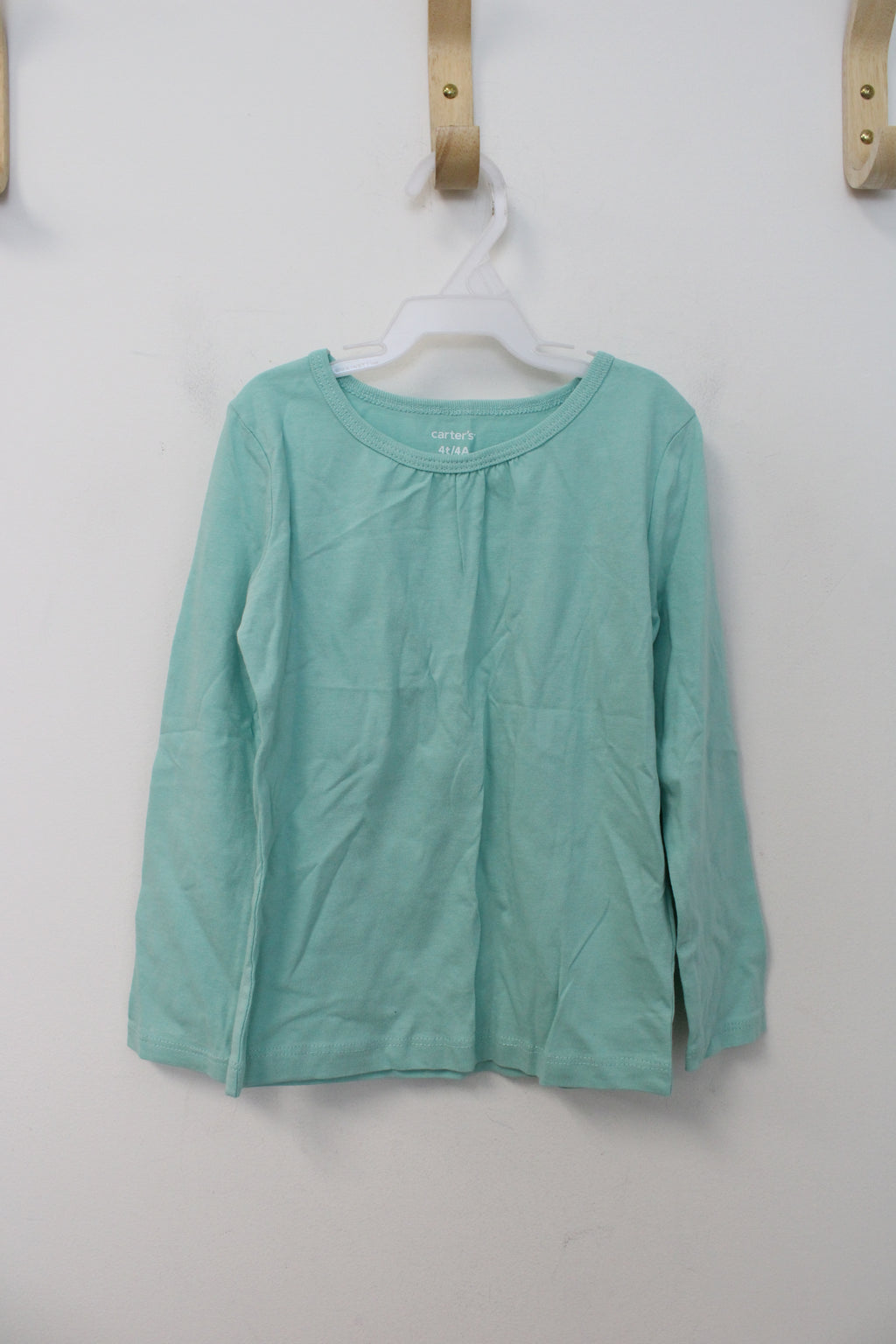 Carter's Light Green Long Sleeved Shirt | 4T