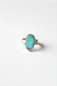 Turquoise Sterling Silver Ring | Size 6.5