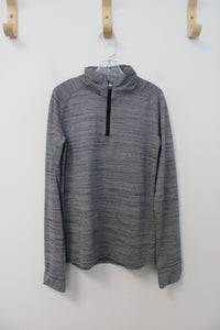 Under Armour Gray Quarter Zip Sweatshirt | Youth 8