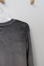 SO Soft Gray Sequined Love Sweatshirt | Youth XL (14/16)