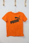 Puma Orange Logo Shirt | Youth L (14/16)