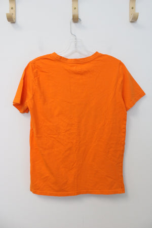 Puma Orange Logo Shirt | Youth L (14/16)