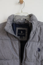 U.S. Polo Assn. Gray Puffer Vest | L