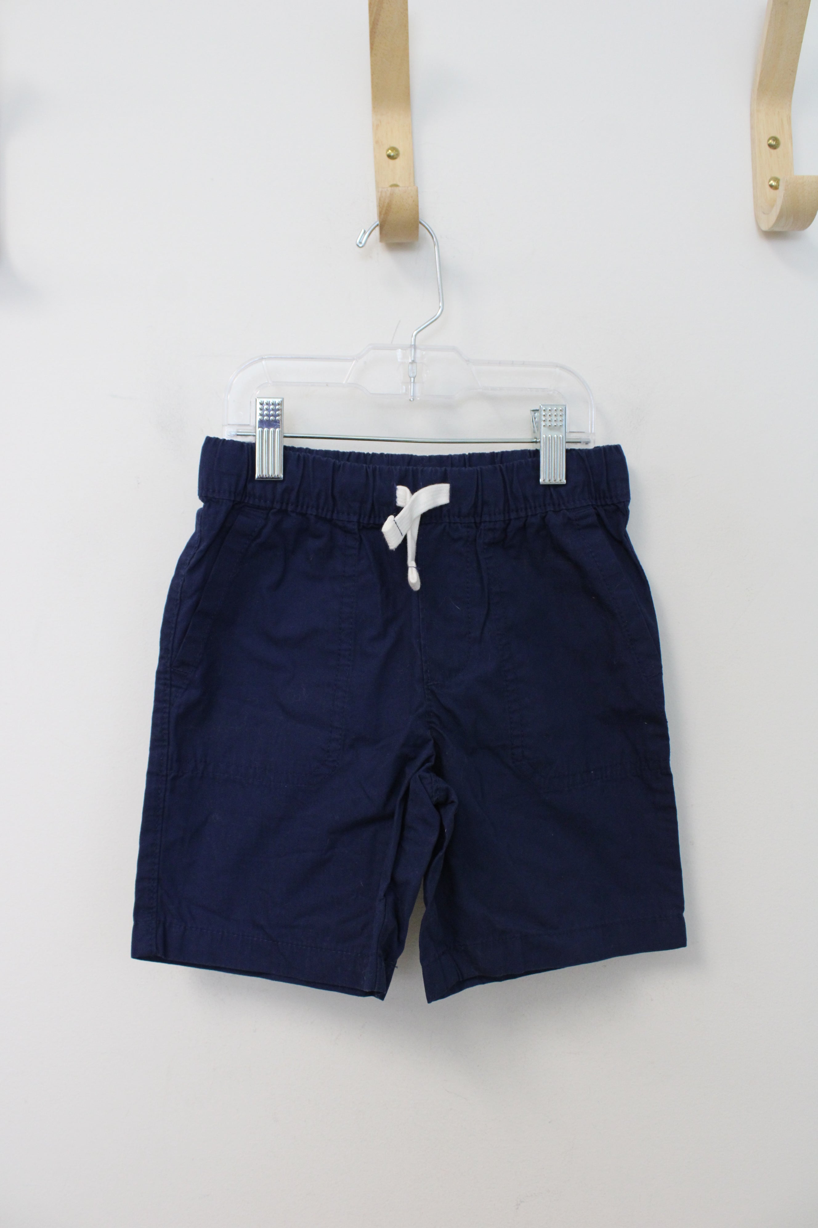 Carter's Navy Elastic Waist Cotton Shorts | 4T