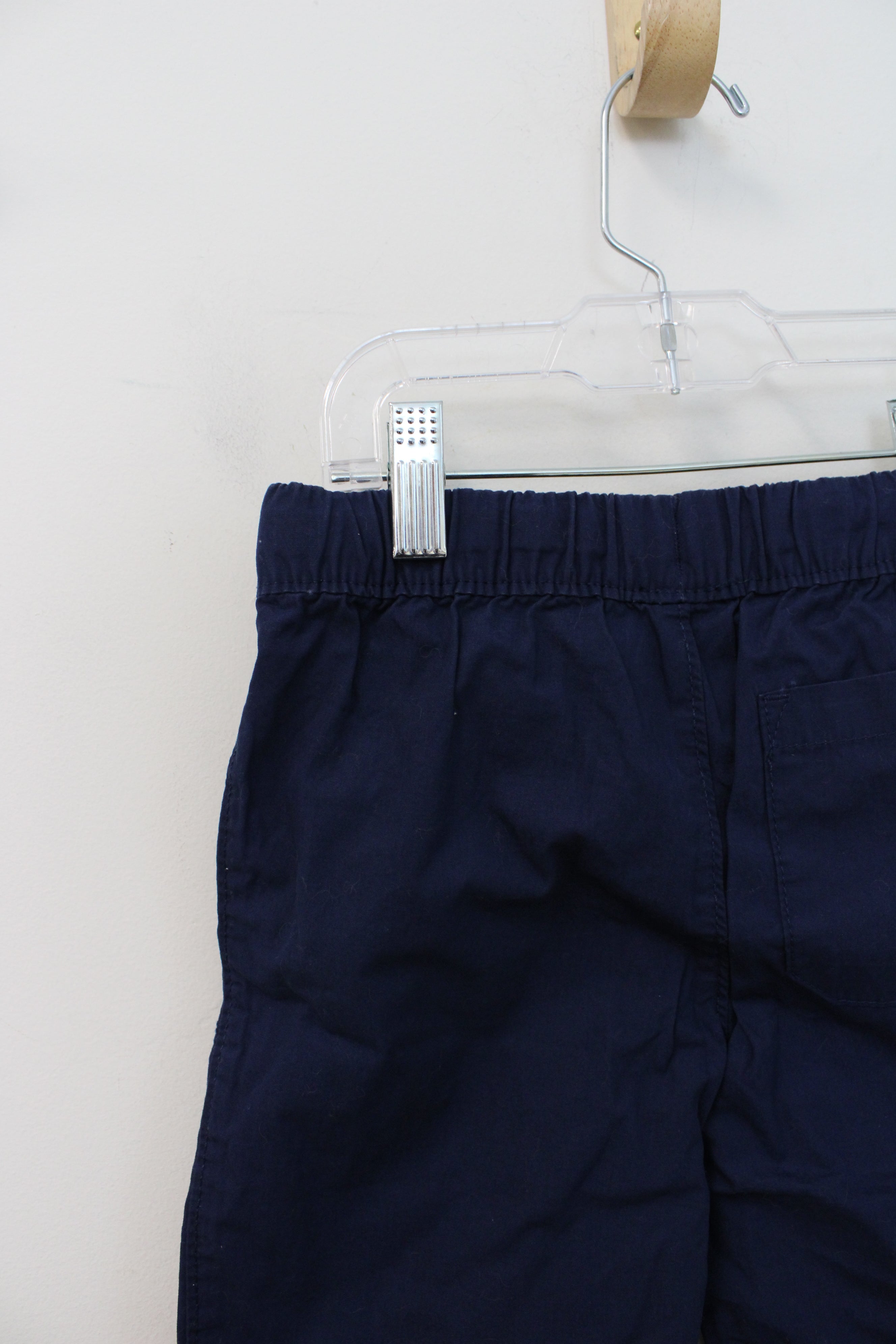 Carter's Navy Elastic Waist Cotton Shorts | 4T