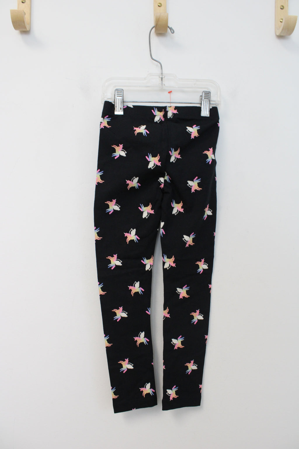 NEW Cat & Jack Black Colorful Unicorn Leggings | Youth XS (4/5)