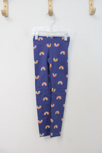 NEW Cat & Jack Blue Rainbow Leggings | Youth XS (4/5)